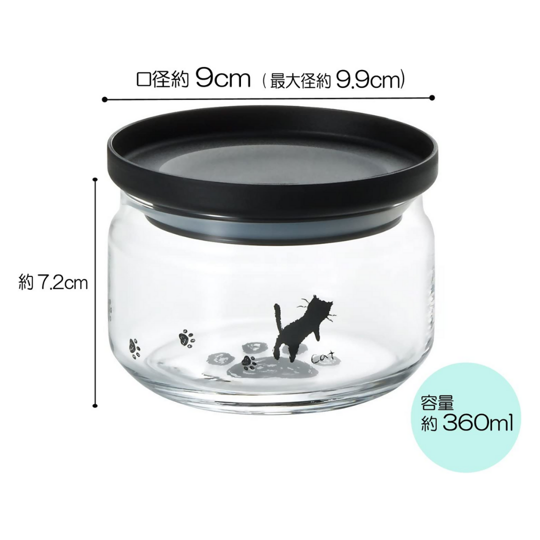 【預購】日本製 Aderia 貓貓圖案保鮮瓶 (3入) - Cnjpkitchen ❤️ 🇯🇵日本廚具 家居生活雜貨店