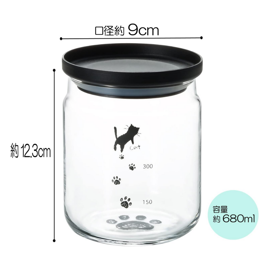 【預購】日本製 Aderia  貓貓圖案保鮮瓶 (3入)