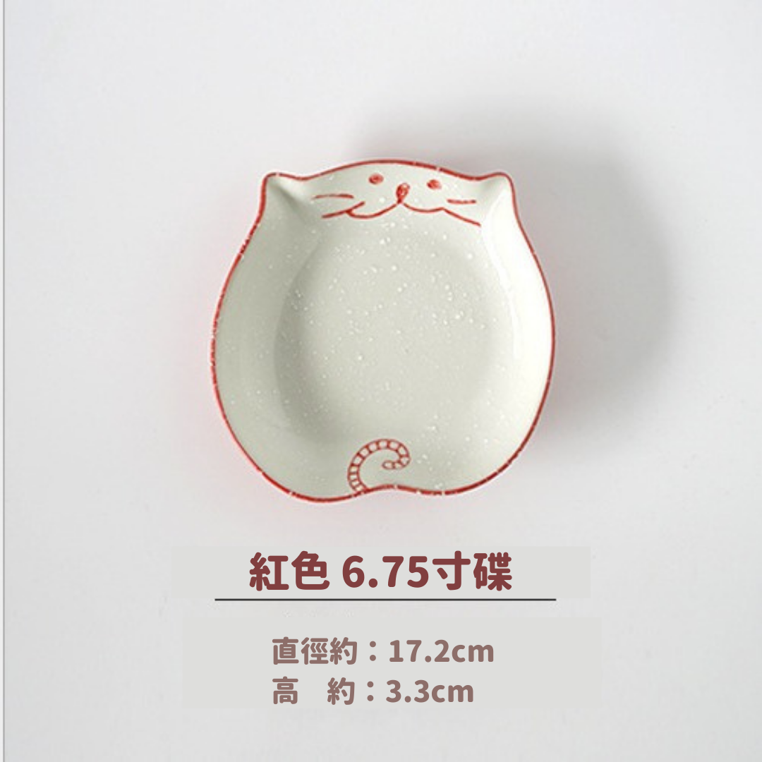 【現貨 / 預購】貓貓造型 家用餐碟飯碗系列