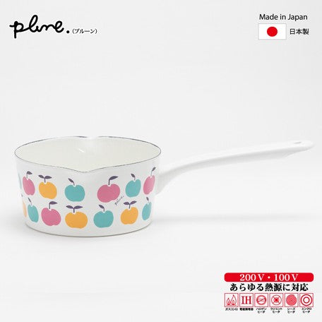 【預購】日本製 plune 單柄搪瓷牛奶鍋 - Cnjpkitchen ❤️ 🇯🇵日本廚具 家居生活雜貨店