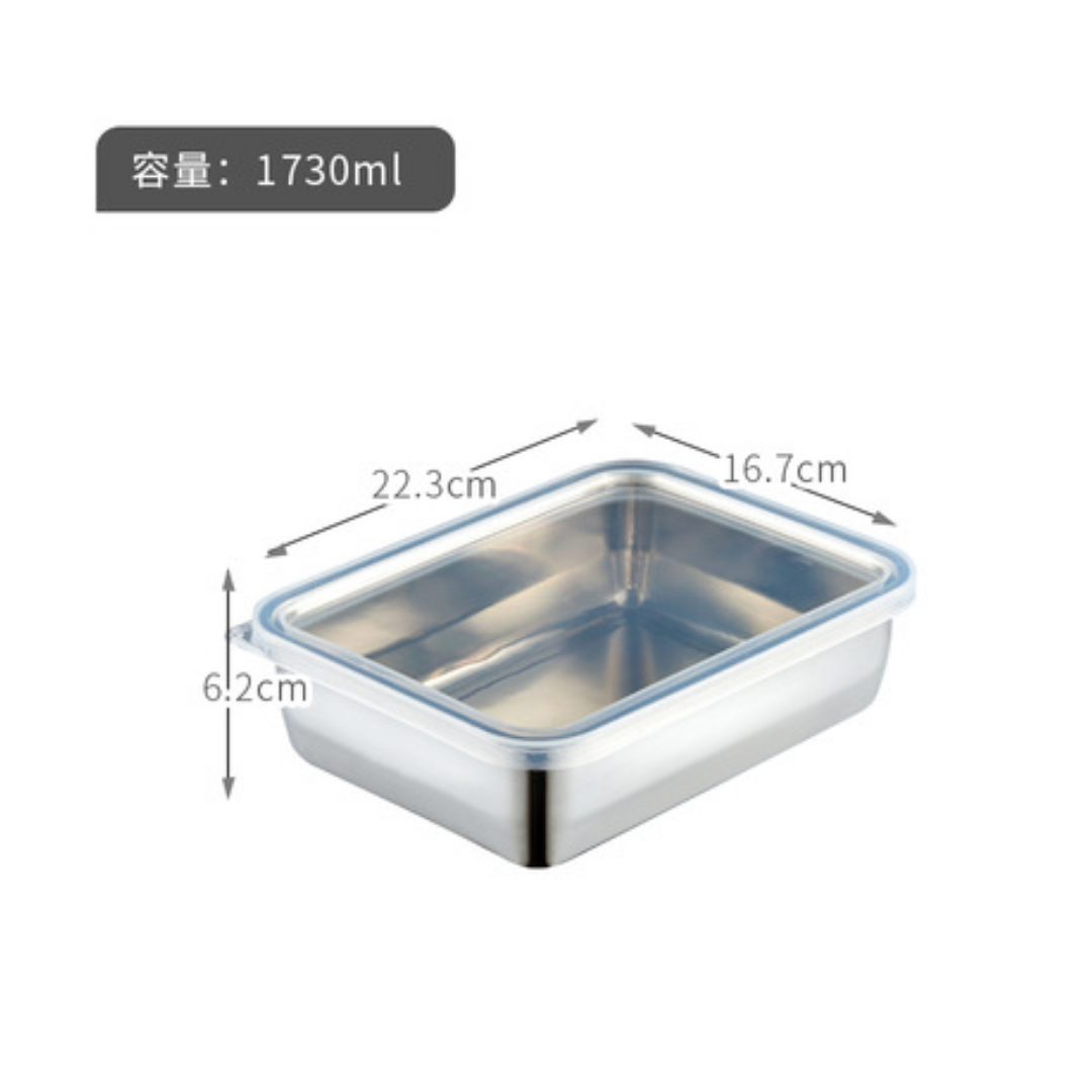 【預購】日本製 不銹鋼冰箱保鮮收納盒