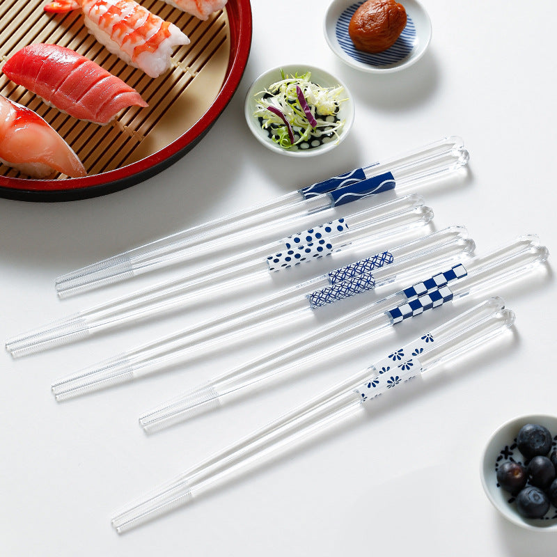 【預購】日本製 AOBA 透明和風筷子(4入) - Cnjpkitchen ❤️ 🇯🇵日本廚具 家居生活雜貨店