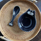 【預購】可愛動物 柴犬 貓貓 熊貓  浮雕陶瓷碗及勺子套裝