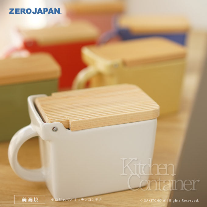 【預購】日本製 zerojapan 美濃燒 調味料糖鹽罐盒