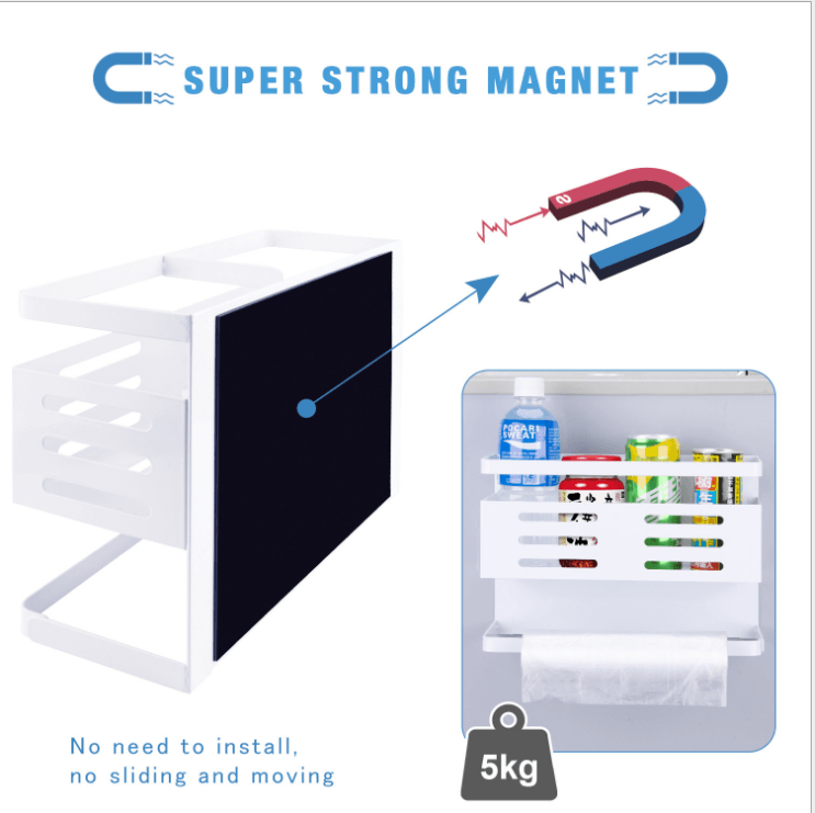 【現貨】冰箱洗衣機多功能磁貼 置物收納架 - Cnjpkitchen ❤️ 🇯🇵日本廚具 家居生活雜貨店