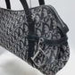 【 In-Stock 】Dior Trotter 花紋銀色Logo皮革波士頓手拿包