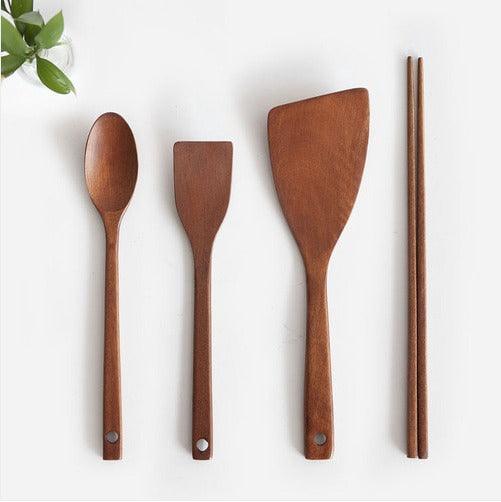 【預購】韓國進口 Nicot Wood 天然木炊具 (7 / 4件全套) - Cnjpkitchen ❤️ 🇯🇵日本廚具 家居生活雜貨店