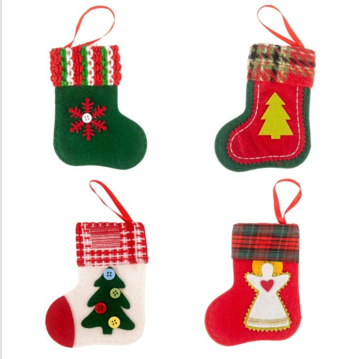 【預購】聖誕樹裝飾布藝吊飾套裝