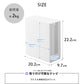 【預購】日本進口 山崎實業 YAMAZAKI SMART可堆疊 屏幕背面 路由器電線收納盒